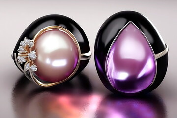 luxury silver earring with blue lilac citrine modern stile ,Amethyst is the most popular purple gemstone with diamond
