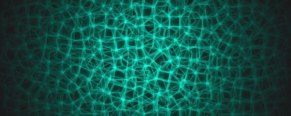 turquoise digital geometric abstract background