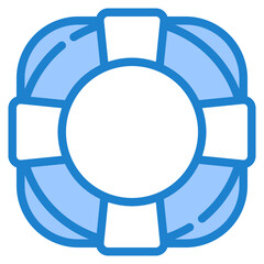 Life save blue style icon