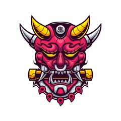 Mechanical japan oni mask