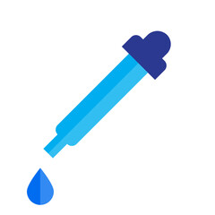 Dropper flat style icon