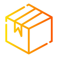 package box gradient icon