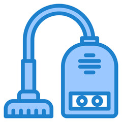 Vacuum blue style icon