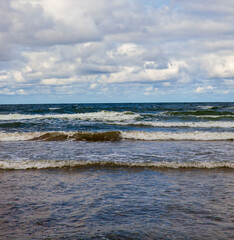 Seascape in summer on the Baltic Sea