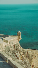 Fototapeta na wymiar old fortress on a mountain