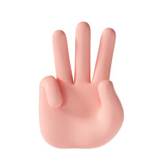 Three finger gesture Hand Gestures icon
