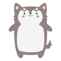 cartoon pet text frame cute dogs and cats for kids