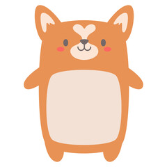 cartoon pet text frame cute dogs and cats for kids