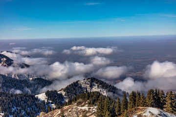 landscape with snow