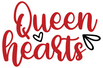 Queen hearts, Valentine SVG Design, Valentine Cut File, Valentine SVG, Valentine T-Shirt Design, Valentine Design, Valentine Bundle, Heart, Valentine Love