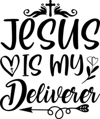 Jesus and Bible Verse religious, motivational, Lettering t-shirt design