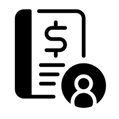 Icon Finance With Style Glyph