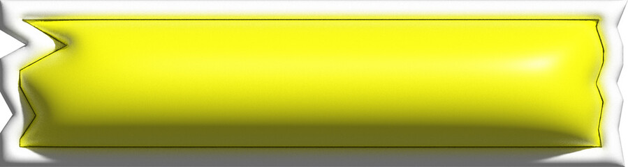 cute 3D pastel tag banner tape label decoration