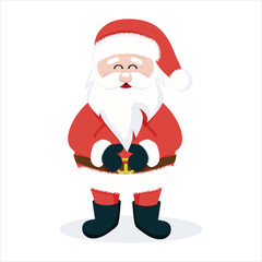 Happy smiling Santa Claus