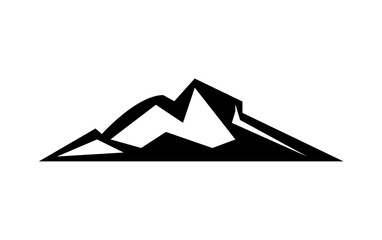 Abstract mountain  letter A logo icon