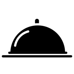 Fototapeta premium movable food cover icon