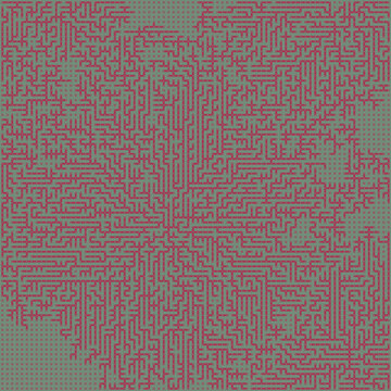 Albert-Laszlo Barabasi algorithm network visualization implementation illustration