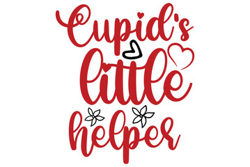 Cupid's little helper, Valentine SVG Design, Valentine Cut File, Valentine SVG, Valentine T-Shirt Design, Valentine Design, Valentine Bundle, Heart, Valentine Love