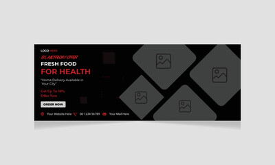 New Creative Face book banner and cover design templates