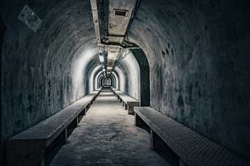 old abandoned tunnel