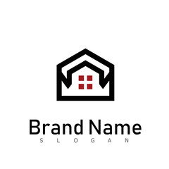 building logo real estate symbol design