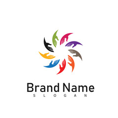 hand logo dsign symbol icong