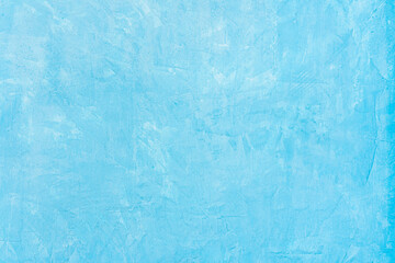 Closeup texture abstract of old blue color wall background, floor cement. Copy space for text