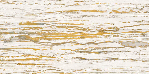 white marble stone granite with golden straight vines on surface. luxurious and unique marble sandstone surface for ceramic slab tile, digital parking tile, wallpaper, print ads and website.