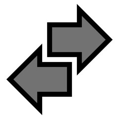 Arrows Shuffle Vector Icon