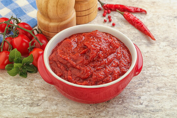 Natural organic pure tomato pasta