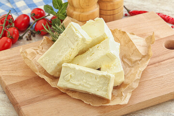 Natural organic Greek Feta cheese