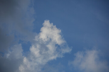 blue sky with clouds