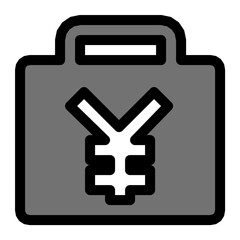 Yen Bag Vector Icon
