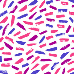 Pink Violet Cosmetic Brush Stroke Pattern