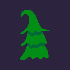 pine tree design illustration isolated on background