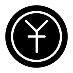 Yuan glyph icon