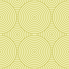 Fototapeta na wymiar Seamless pattern of yellow circles.