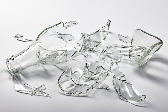 broken glass beaker