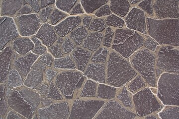 Old stone floor　和風の古びた石畳
