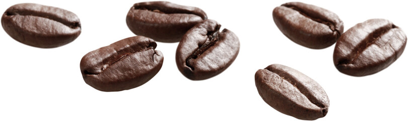 Coffee beans - isolated image