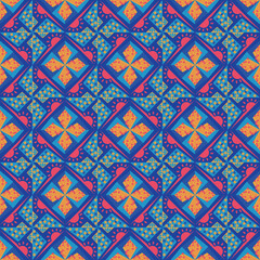 Sun Floral Seamless Pattern Background Garden Nature Plant Art