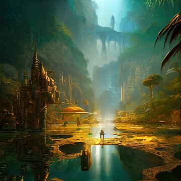 The Lost Golden City In The Jungle