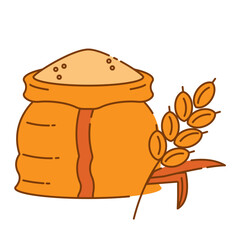 wheat flour ingredient icon