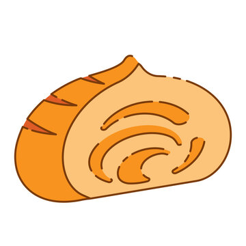 Sourdough Bread Porous Icon.