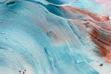 Abstract art background. Hand drawn gouache painting. Color texture.