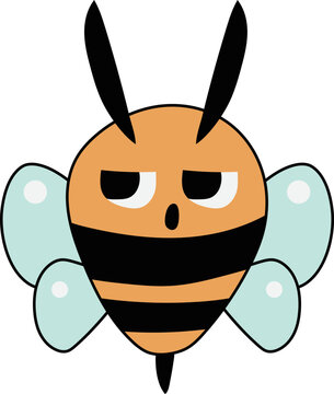 Cartoon Cute Bee Illustration