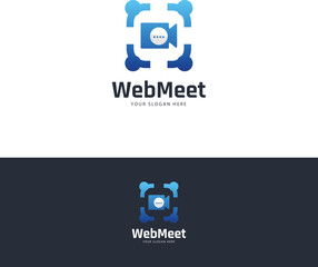 Webmeeting logo design