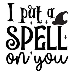 I put a spell on you- svg