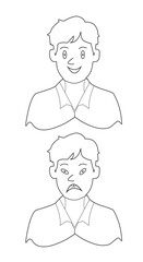 Clipart, Man vector, Vector art. 