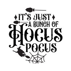 its just a bunch of hocus pocus Round Retro